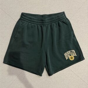 Abercrombie & Fitch Green Crew Sweat Shorts